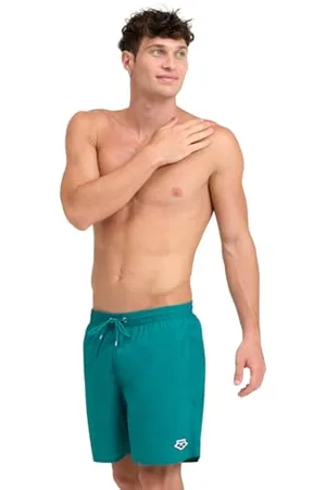 Arena Męskie Ikony Solid Boxer Swim Trunks, , S, , S