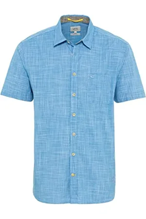 Camel Active Koszula Męska, Niebieski Strong Blue, S