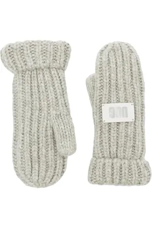 UGG Chłopięca rękawica K Chunky Mitten, jasnoszara, O/S, , Rozmiar uniwersalny