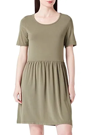 Pieces® 5715367308038 Sukienka damska PCTALIVA SS NOOS, ciemnozielona, XS, , XS