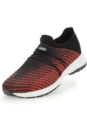 UYN Damskie buty typu sneaker Zephyr, czerwone/czarne, rozmiar 35 UE