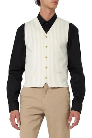 JACK & JONES Jprriviera Linen Waistcoat Kamizelka do sukienki, , 54 Mężczyźni, , 50