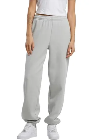 Build Your Brand Damskie spodnie sportowe Fluffy Sweatpants, luźne spodnie do biegania w luźnym kroju, rozmiary XS - 5XL, , XS
