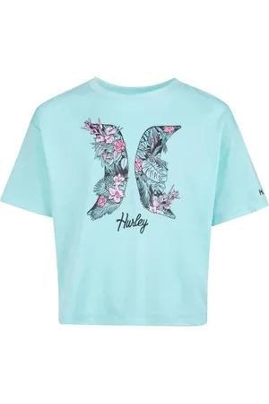Hurley Dziewczęca koszulka z logo Lush, , jeden rozmiar