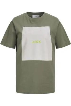 JACK & JONES Jack&Jones JJXAMBER SS Kombinezon damski, swobodny krój, cztery liście/nadruk: jasny biały, kwadratowy, S, , S