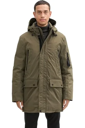 TOM TAILOR Męska parka Artic ze zdejmowanym kapturem, , XXL