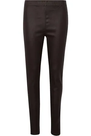 Cream Damskie legginsy ze sztucznej skóry slim fit skinny, , 64