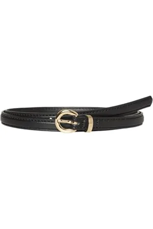 VERO MODA VMKATJA Coated Belt NOOS pasek syntetyczny, czarny/detal: złoty, 80, , 80