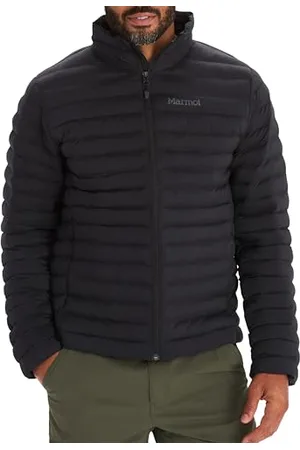 Marmot Meżczyzni Echo Featherless Jacket, Ciepła Kurtka Puchowa, Ocieplany Płaszcz Zimowy z Kapturem, Wodoodporna Pikowana Parka, Lekka Kurtka Outdoorowa, Wiatroszczelna, , S