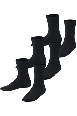Falke Uniseks - dzieci Skarpety Family Multipack K So Bawełna jednokolorowe 3 Pak, , 35-38
