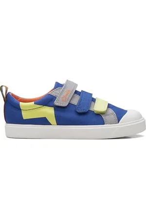 Clarks City Vibe K Sneaker, Bright Blue, 27,5 EU, , 27.5 EU
