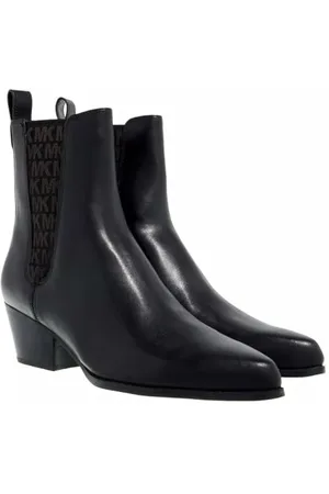 Michael Kors Kinlee Bootie, Botki damskie, Czarny/Brązowy, 40 EU, , 40 EU