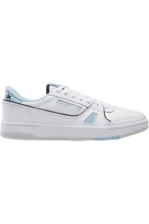 Reebok Unisex Lt Court Sneaker, Biały, miękki, niebieski, czarny, 42 EU