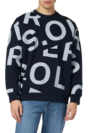 QS by s.Oliver Bluza z logo na całej powierzchni, , M