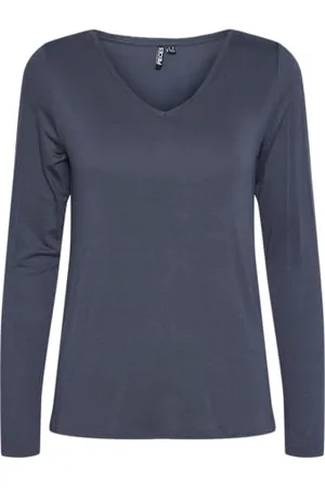 Pieces® Pcbillo Ls V-Neck Solid Noos Bc koszulka z długim rękawem, , S