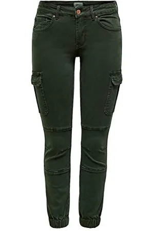 ONLY Onlmissouri Reg Ank Cargo Pnt Noos Spodnie Kobiety, rodzynka, 36W / 34L