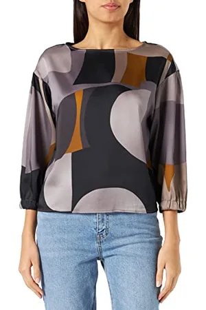 Sisley Damska bluza 5ENNLQ02Q Blouse, wielokolorowa, 74W, XS