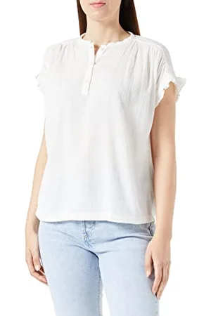 Mustang Damska bluzka w stylu ELSA Ruffle Blouse, , 40, , 40