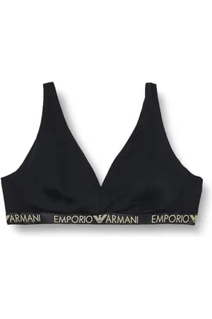 Emporio Armani Iconic Microfiber Bralette Biustonosz Padded Kobiety, , L