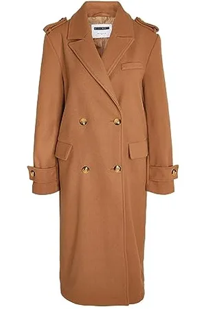 Noisy May Damski płaszcz NMVIOLET LDS L/S Strap Coat NOOS długi płaszcz, gumowy, XL, , XL