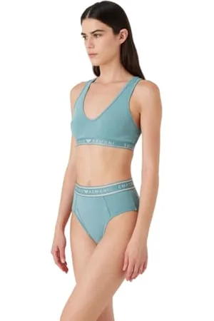 Emporio Armani Damskie majtki z wysokim stanem z ikonicznym logo, , S