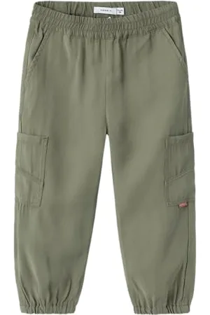 NAME IT Dziewczęce spodnie Round Fit Cargo, , 104