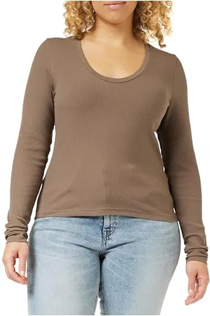 Dr Denim Damski top z długim rękawem, orzech, XS, , XS