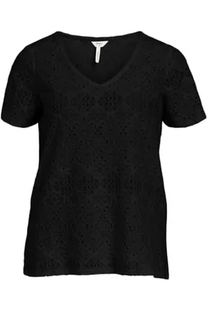 Object Damska bluzka Objfeodora S/S V-Neck Top Noos, , M