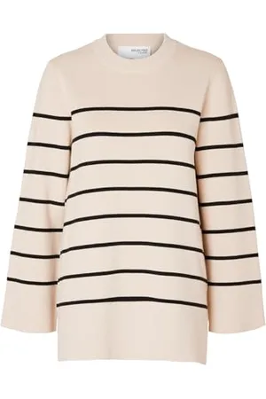 SELECTED Damski sweter z dzianiny oversize, , L