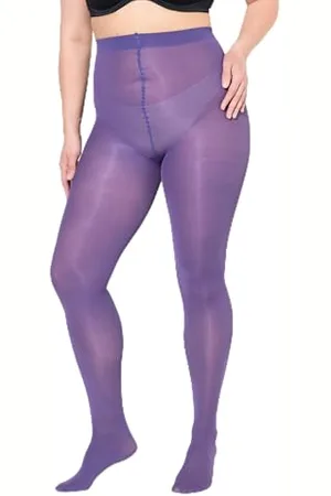 Ulla Popken Damskie duże rozmiary plus size Essential rajstopy z mikrofibry, 60 den, , 44-46