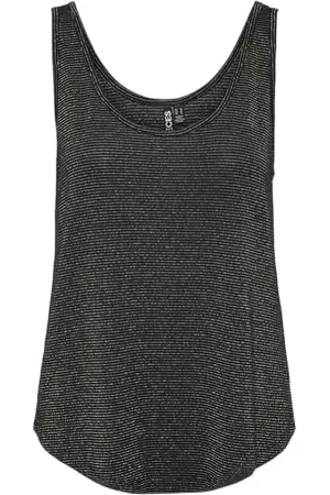 Pieces® Pcbillo Tank Top Lurex Noos Bc Tank Top, Sky Captain/Szczegóły: złoty lurex, M