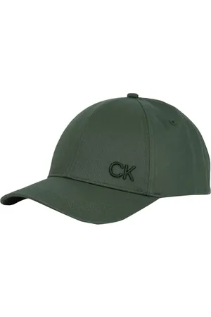 Calvin Klein Damska bawełniana czapka CK K60K612000, zielona (palmowa zieleń), jeden rozmiar, , Rozmiar uniwersalny
