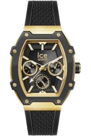 Ice-Watch ICE boliday Black gold - Męski zegarek z silikonowym paskiem - 023901 (Medium)