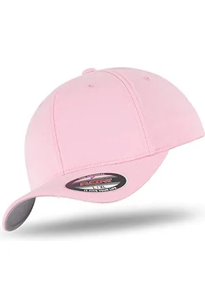 Flexfit Unisex Wooly Combed czapka baseballowa, różowa, S/M, , S