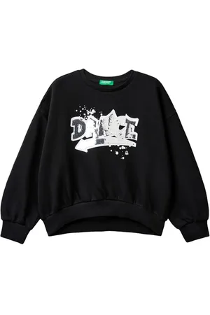 Benetton Bluza z kapturem dla dziewczynek i dziewcząt, , 170