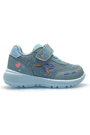 KangaROOS Chłopcy, unisex, dzieci KY-Match EV Sneaker, Vapor Grey/Blue Sky, 22 EU
