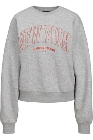JACK & JONES Jxmerle RLX Short Ls Crew SWT bluza damska, , M