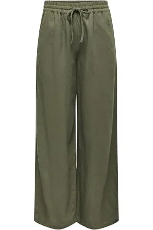 JDY SAY Linen HW Wide Pant WVN NOOS, , (M) W / 32L