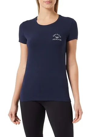 Emporio Armani Szpilki Stretch Cotton Loungewear T-Shirt , , M