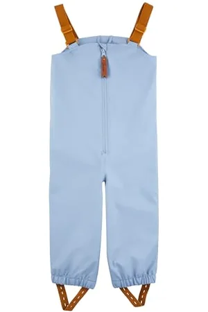 Sterntaler Unisex dziecięce spodnie przeciwdeszczowe z zamkiem błyskawicznym, regulowane szelki, bez podszewki, uniwersalne wyposażenie dla niemowląt i małych dzieci, , 86