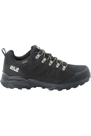 Jack Wolfskin Męskie Buty Refugio Texapore Low M Walking, Phantom Burly Yellow Xt, 45 Eu