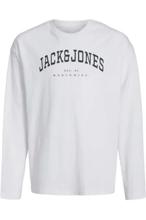 JACK&JONES JUNIOR JJECALEB Varsity Tee LS O-Neck SN MNI, , 110