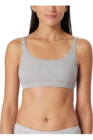 Schiesser Damski Organic Cotton-Pure Rib Bustier, szary-Mel_179880, 42, , 42