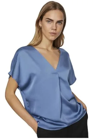 VILA Ellette Short Sleeve Blouse 34