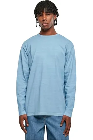 Urban classics Męska bluza Heavy Oversized Garment Dye z długim rękawem, męska bluza z wyciętymi ramionami i normalnym dopasowaniem, dostępna w rozmiarach S-5XL, , XL