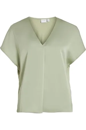VILA Ellette Short Sleeve Blouse 34