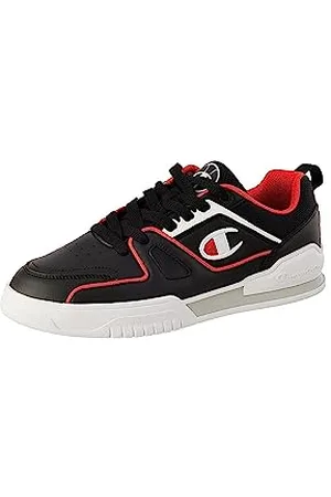Champion 3 Point Low, Trampki Męskie, Czarny/Biały/Czerwony (KK002), 44 EU, , 44 EU