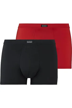 Bruno Banani Micro Simply szorty męskie, zestaw 2 sztuk, czerwone/czarne, XXL (2 sztuki), , XXL