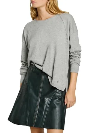 Pepe Jeans Damska Isela Crew Neck Dzianina, Szara, M, , M
