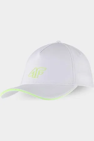 4F Baseball Cap F280 White M Damski, , M